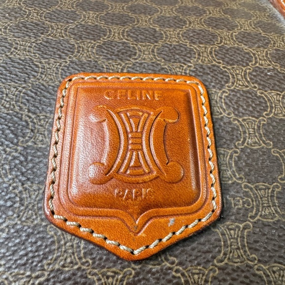 CELINE Boston Macadam Bag Large Spacious Brown Duffel Weekender - Picture 9 of 13